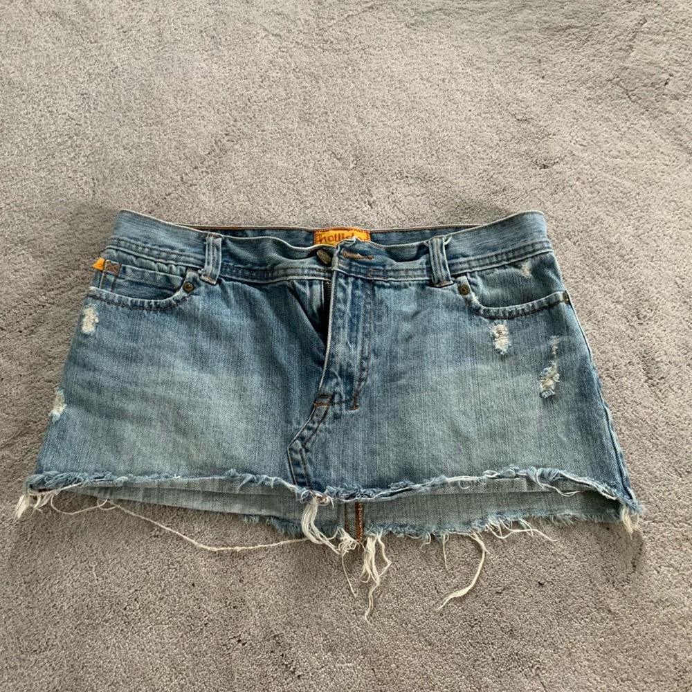 Holister Jean Skirt